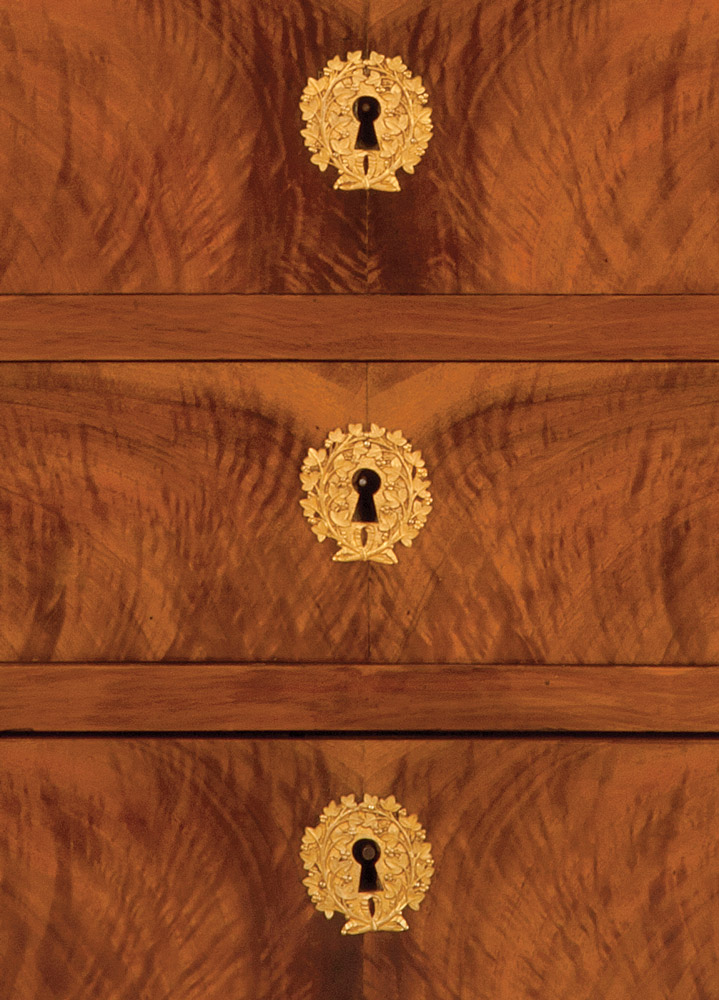 French mahogany Empire Secretaire