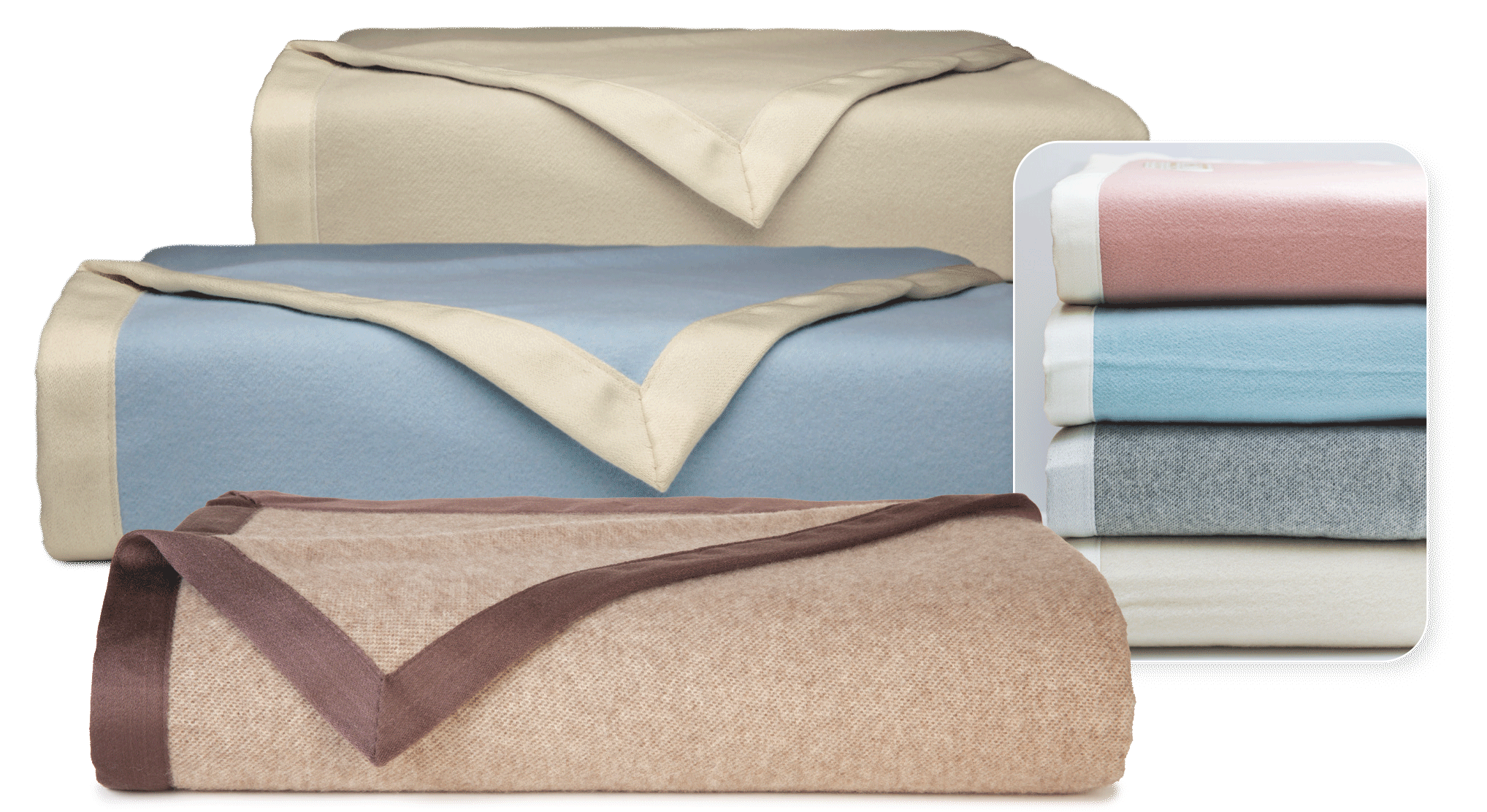 image of Tribeca blankets Includes Inset of Baby Blankets