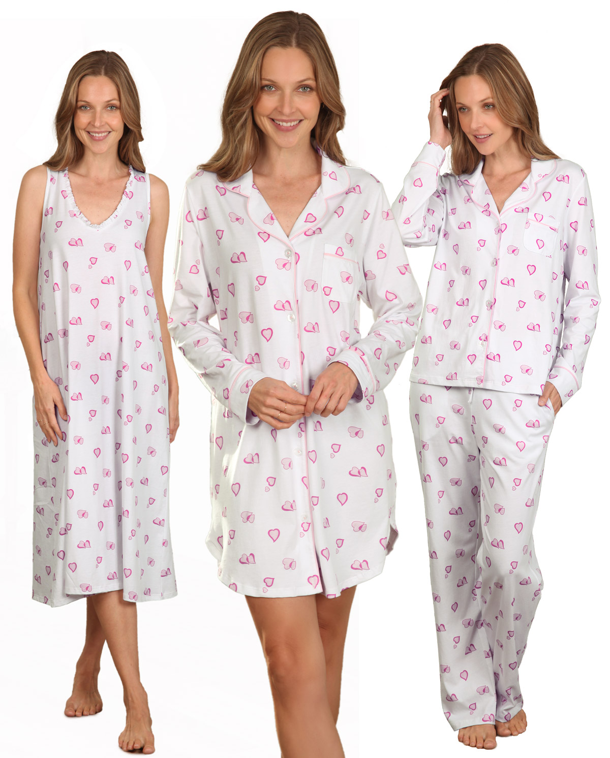 image of a group of people in nightwear