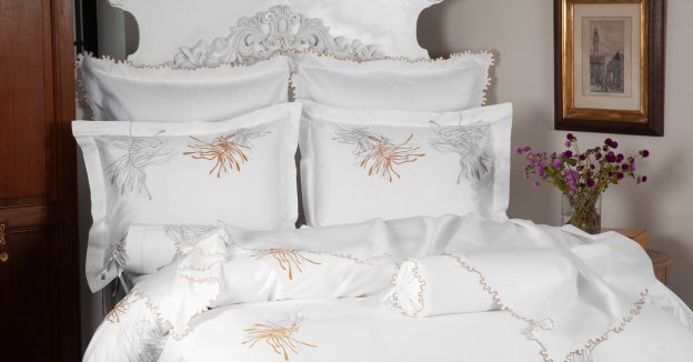Image of the Prestige bedding collection crafted from breathable cotton with refined neutral tones