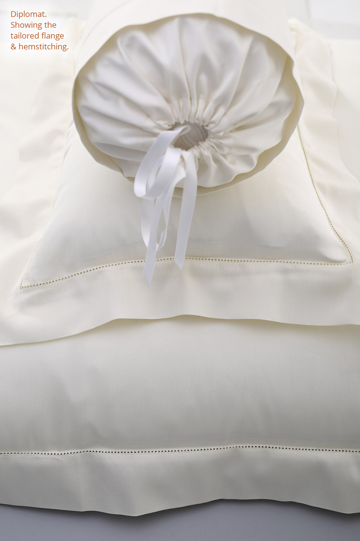 image of detail of Diplomat bedding
