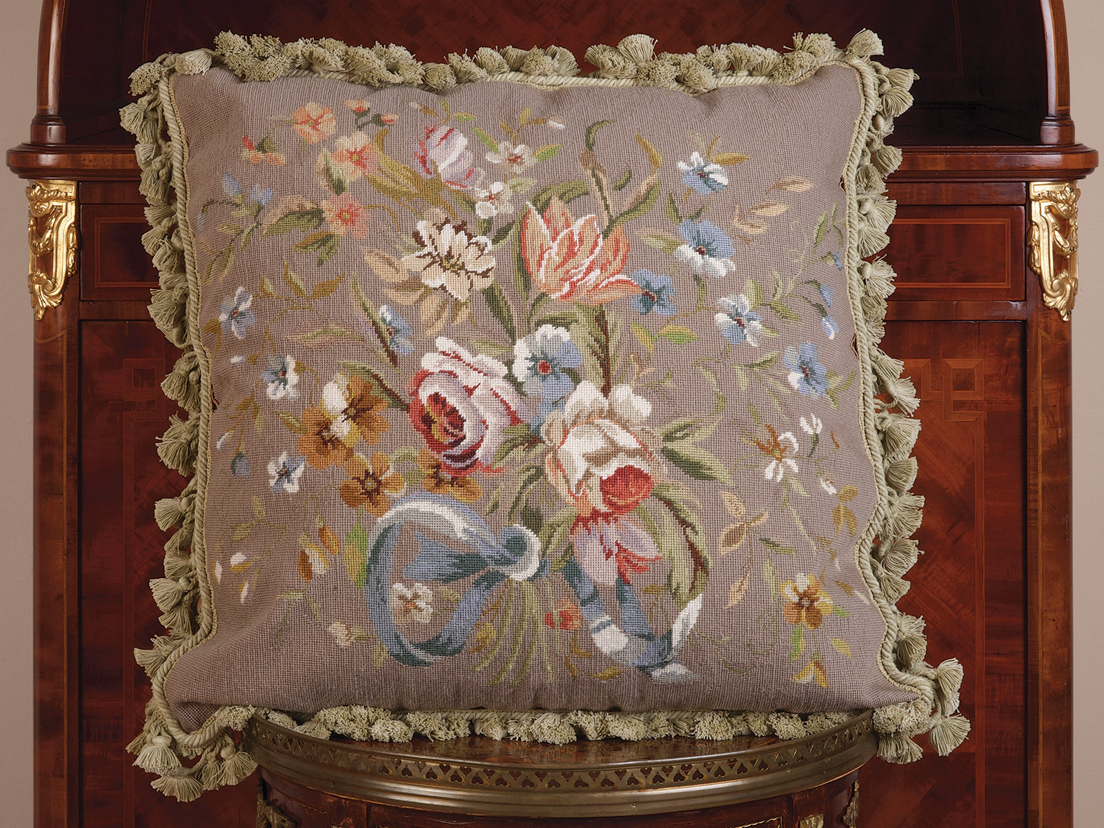 Tapestry Antique Needlepoint Pillows Antique Tapestry Pillows With