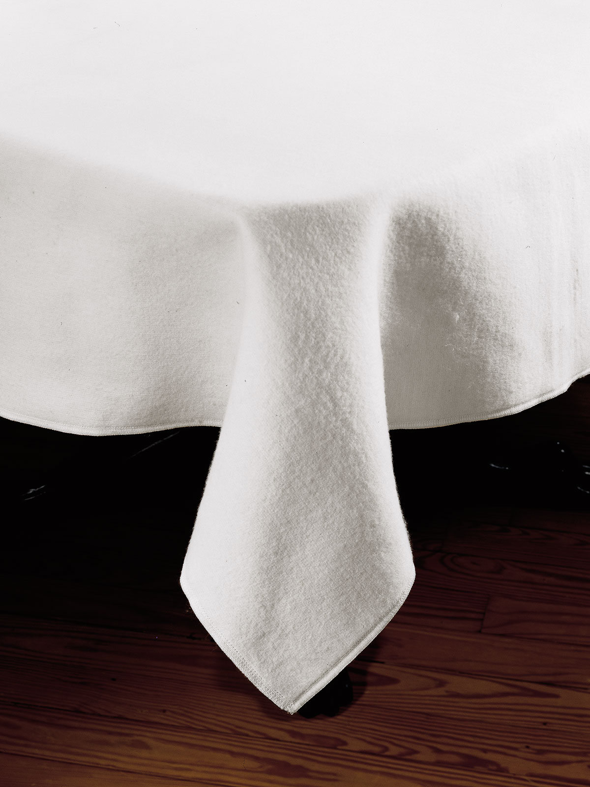 white table linens