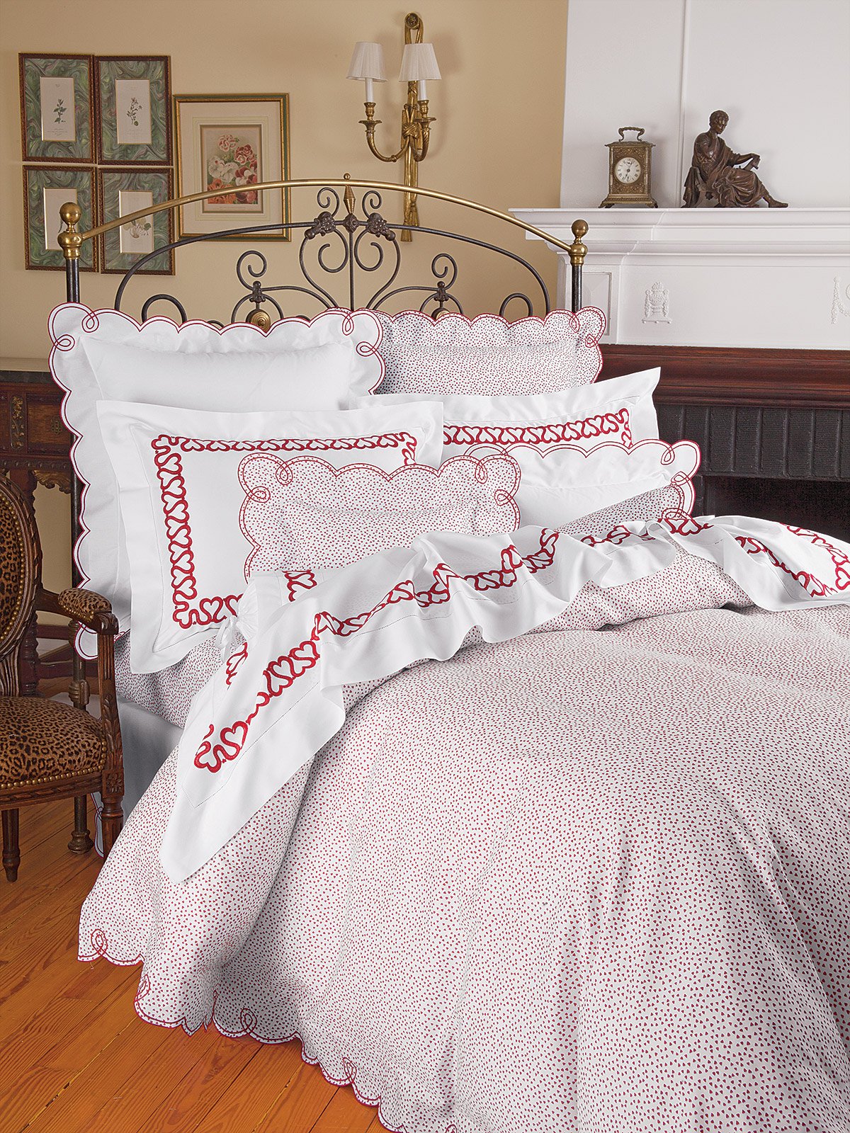 Artsy Hearts Luxury Bedding Italian Bed Linens Schweitzer Linen