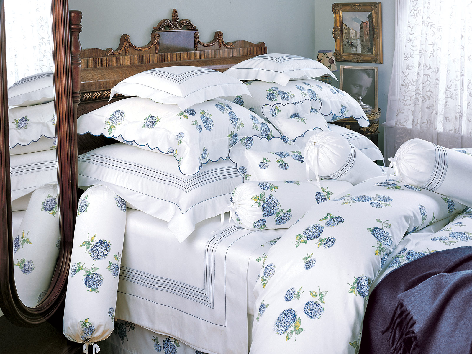 Bed Linens Luxury Bedding Italian, Hydrangea Duvet Cover