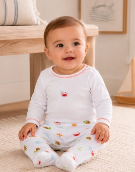 Maritime Baby Bodysuit Set
