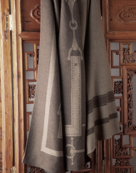 Equestrian Cashmere Throw