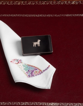 Dog Tale Ladies Handkerchief