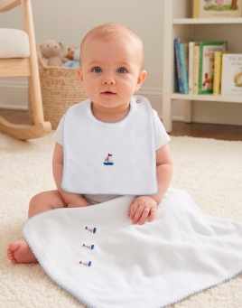 Little Skipper Baby Blanket