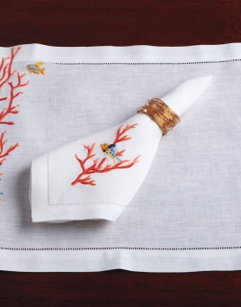 Coral Treasures Placemat Set