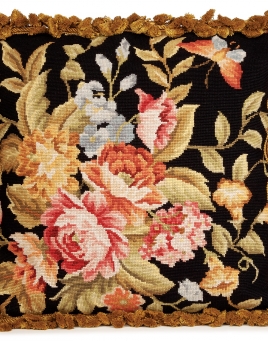 Night Bloom Tapestry Pillow