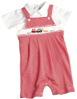 Truck Time Baby Romper