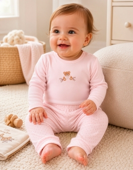 Honey Bear Baby Bodysuit